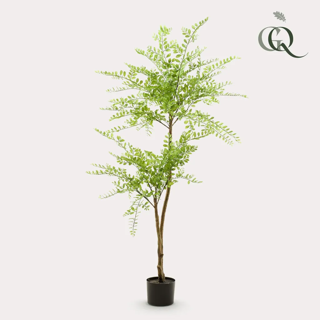 Green boutiQ Sophora Tree Artificiel 140cm - Arbre de Miel Vert Qualité