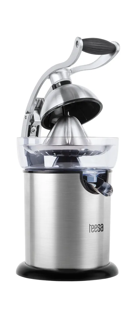 Presse-agrumes 130W Teesa TSA3011 : corps inox et double cône d'extraction