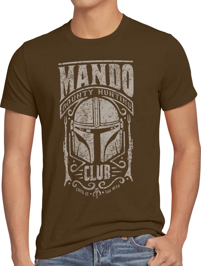 A.N.T. Mando Herren T-Shirt baby yoda bounty hunter