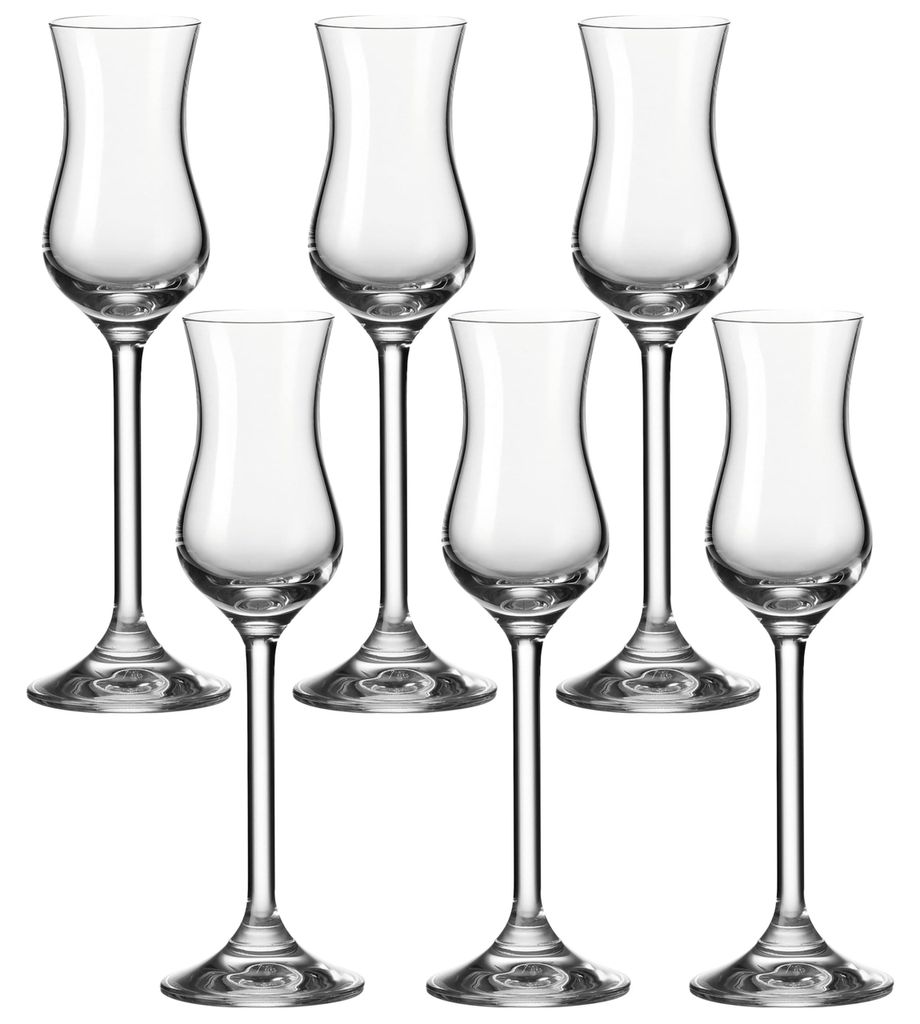 Leonardo Daily Grappa-Glas 6er Set, Schnaps-Glas mit Stiel, Produktbild 