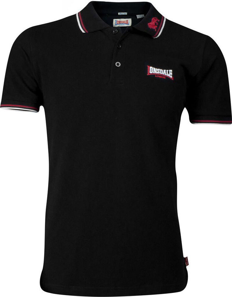 Polo Lonsdale Lion Taille : L, Couleur : Noir Image du produit 