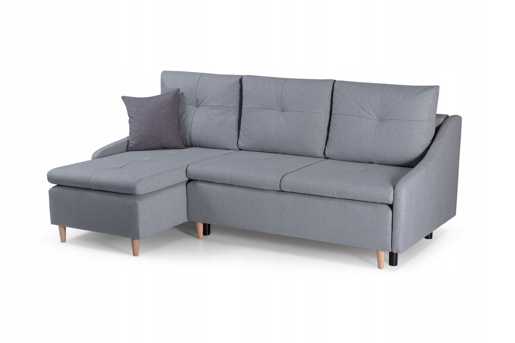 Modernes skandinavisches Ecksofa NORDIC (Minze - Baku 11 + 18)