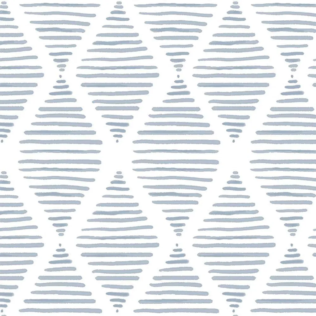 Papier Peint Rayé Bleu Premium Adhésif en Vinyle Détachable 10 Mètres