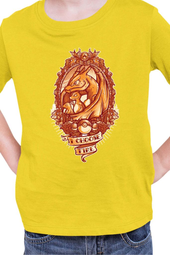 Kinder T-Shirt Japan Manga Anime Comics Pokemon 027, / Gelb