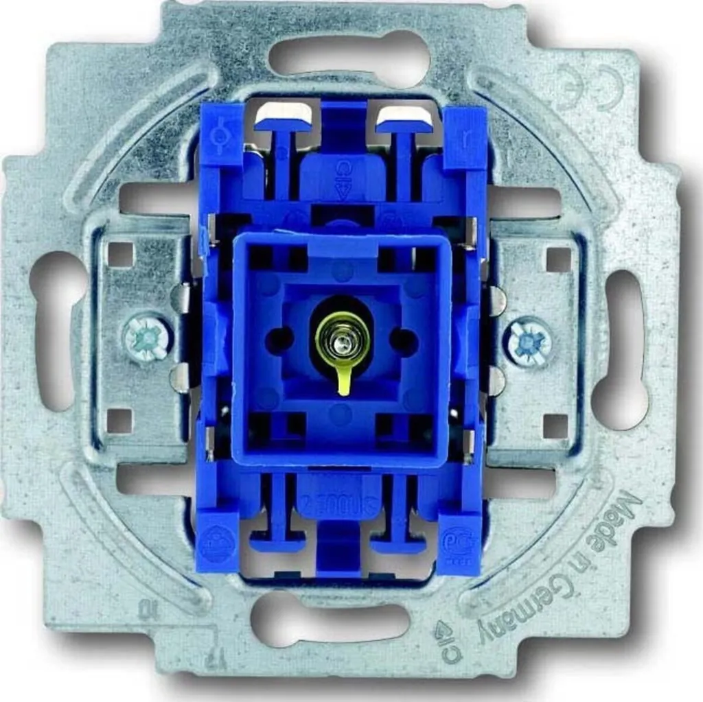 Bouton-poussoir à bascule encastré pour circuit d'éclairage