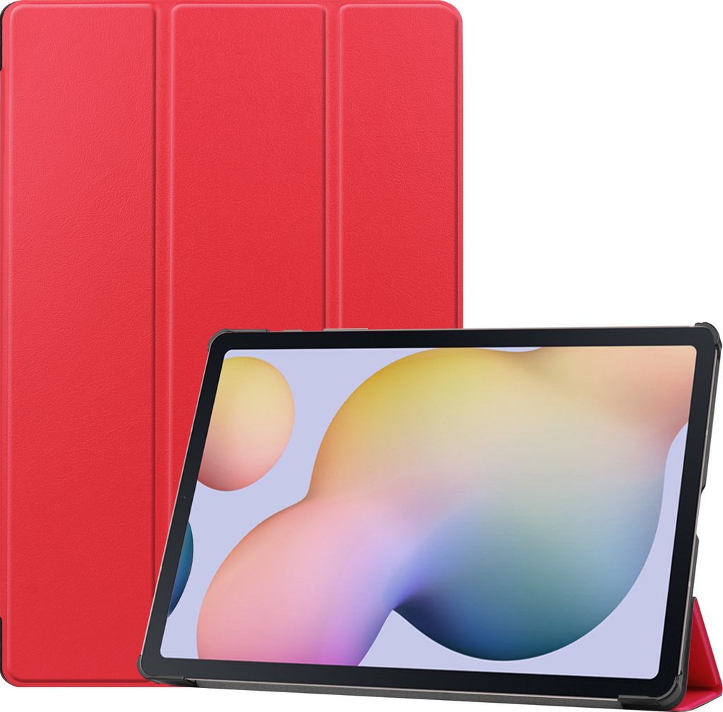 Case2go - Hülle kompatibel mit Samsung Galaxy Tab S7 Plus (2020) - Tablet-Hüllen - Kunstleder Tablet Case Schutzhülle - Rot