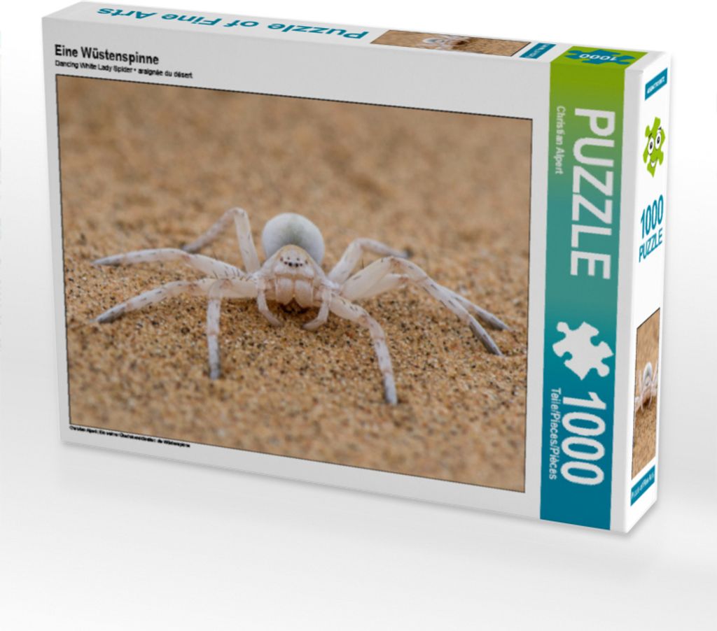 CALVENDO Puzzle Eine Wüstenspinne 1000 Teile Puzzle quer | 1000 Teile Lege-Größe 64x48cm Foto-Puzzle für glückliche Stunden