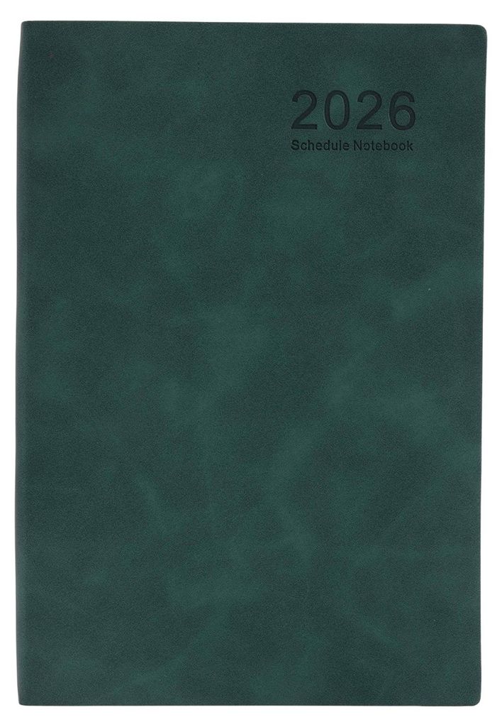 2026 Tagesplaner, Terminkalender, A5-Format, Hardcover, farbige Register, Kalender, Erinnerungsbuch, Jahresplaner