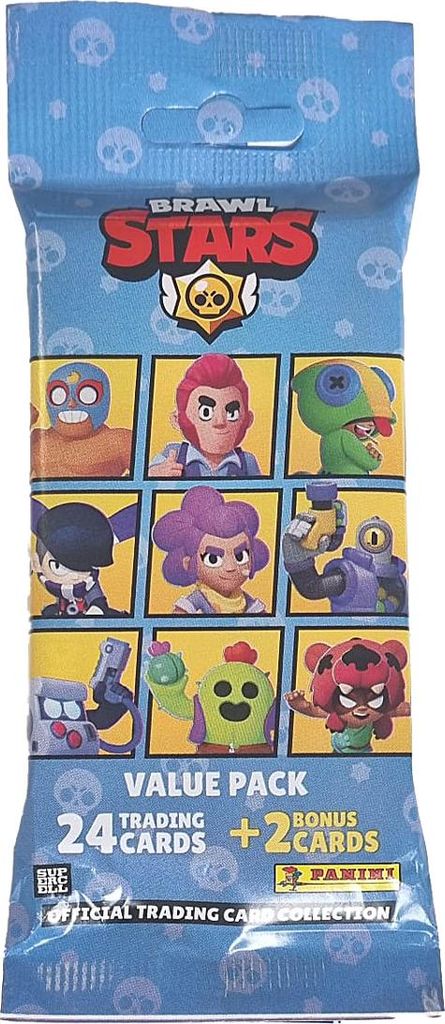 Panini Brawl Stars Trading Cards 2025 | Fat Pack Booster Produktbild 