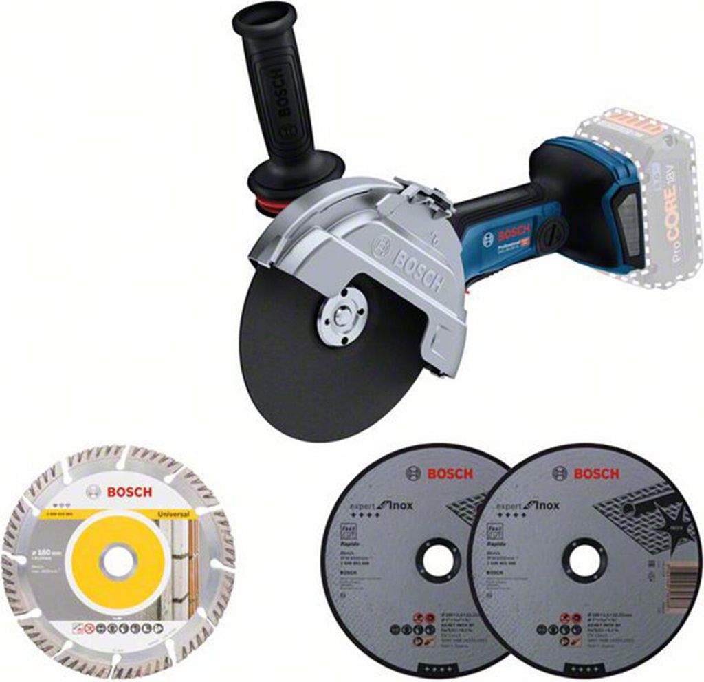 Bosch Akku-Winkelschleifer GWS 18V-180 PC Produktbild 