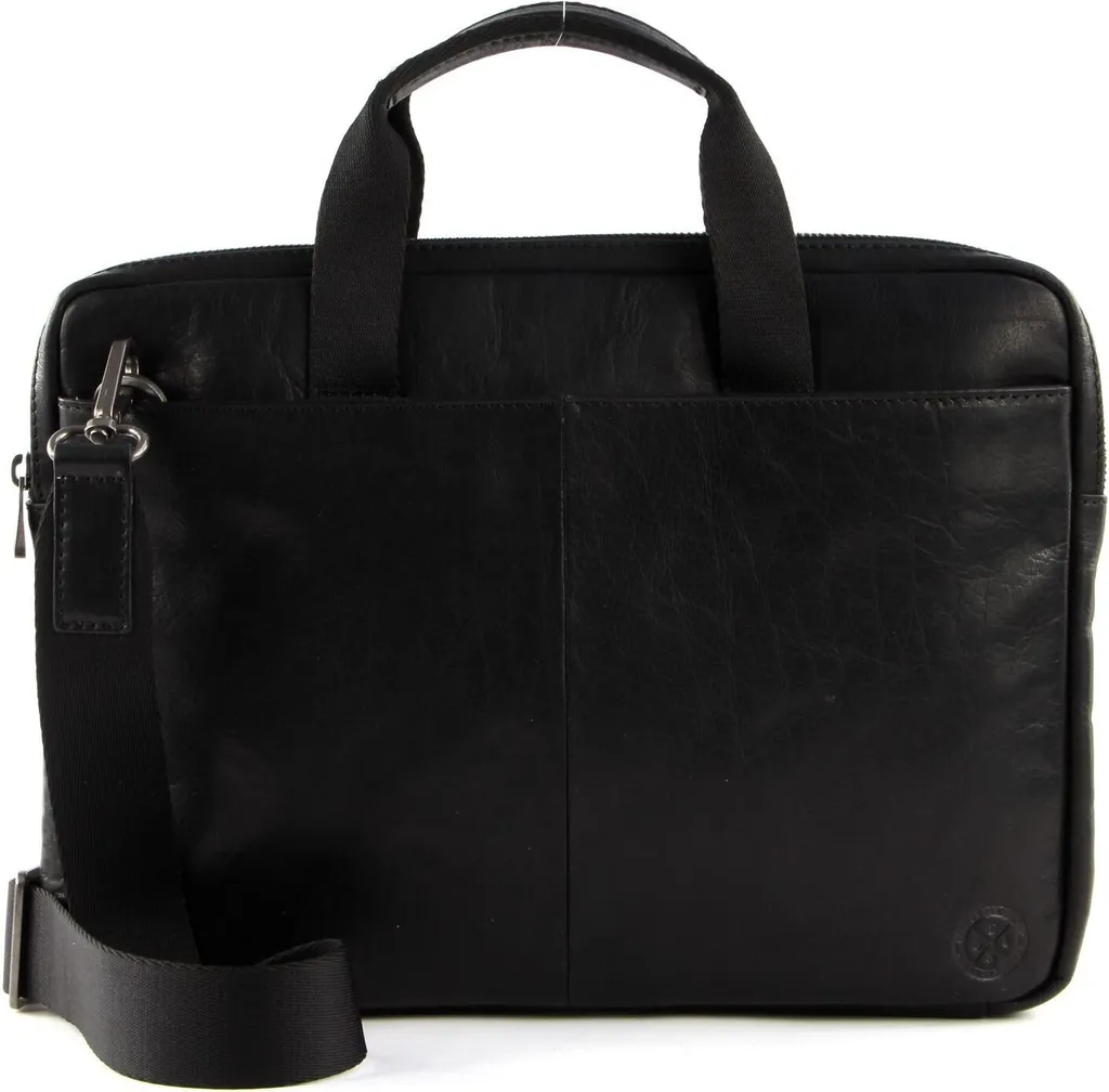 SADDLER James Sac Bureau Noir : Idéal pour Ordinateur et Déplacements Pro