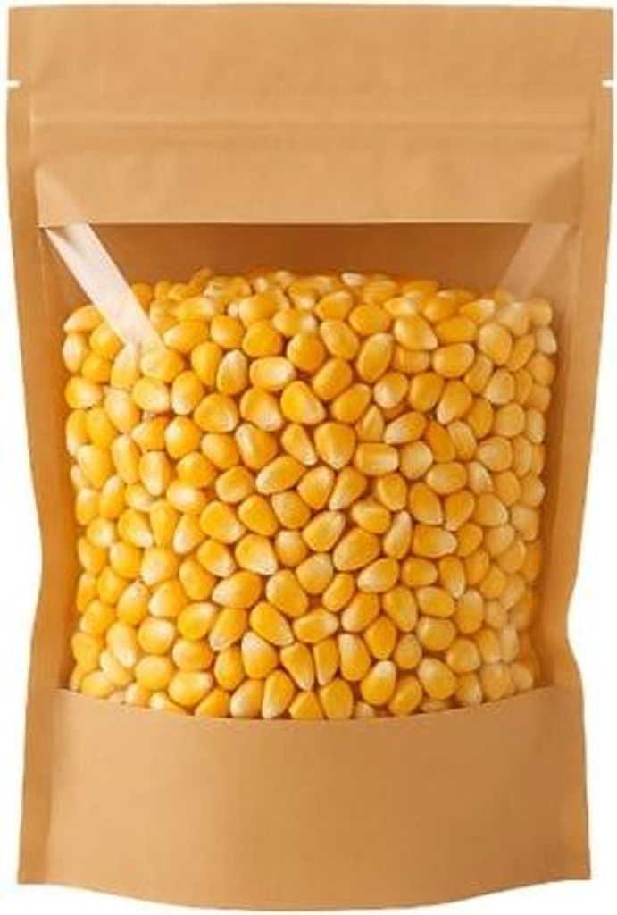 Doypack ECO KRAFT – Großes Fenster – 250 ml – 100 Stück