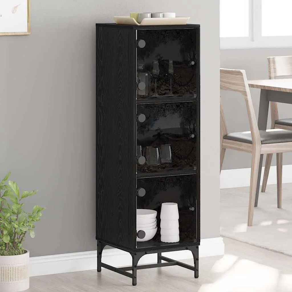 Maison Exclusive Credenza Rovere Nero 117cm | Mobili Design Salotto