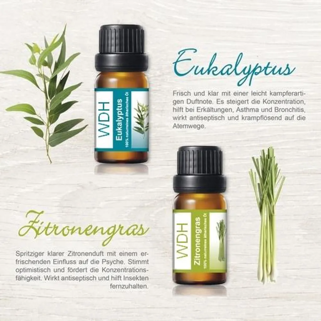 Huiles essentielles pour diffuseur Lavande Thym et Romarin Bien-être - 5