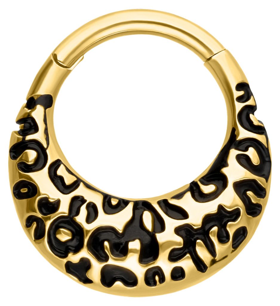 Wildcat Piercingringe - Chunky Leopard Septum Clicker  aus Produktbild 
