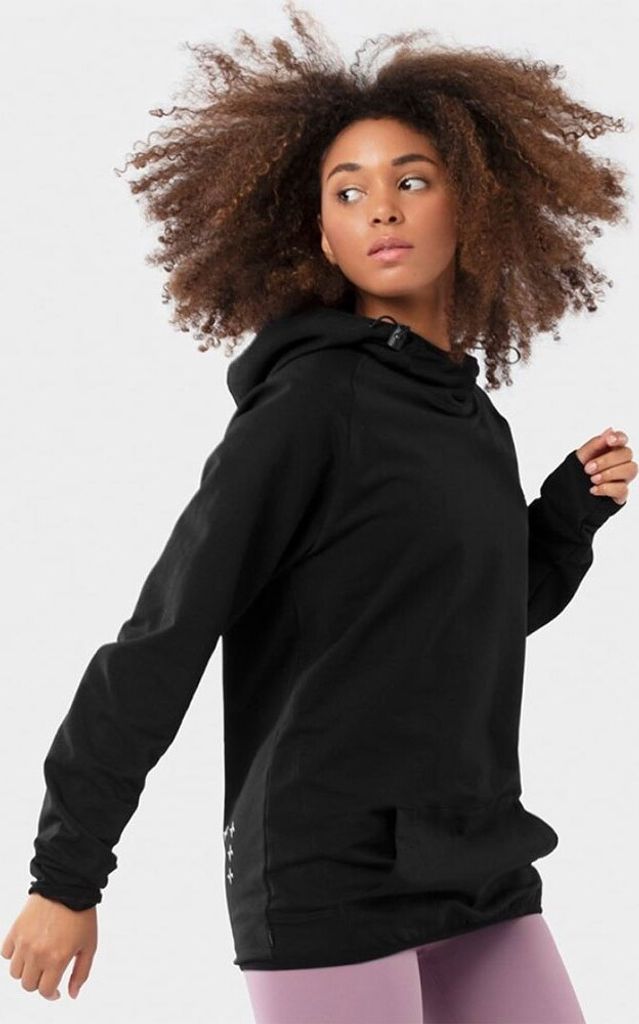 Siroko Black Square Sweatshirt Schwarz 2XS Frau Schwarz 2XS