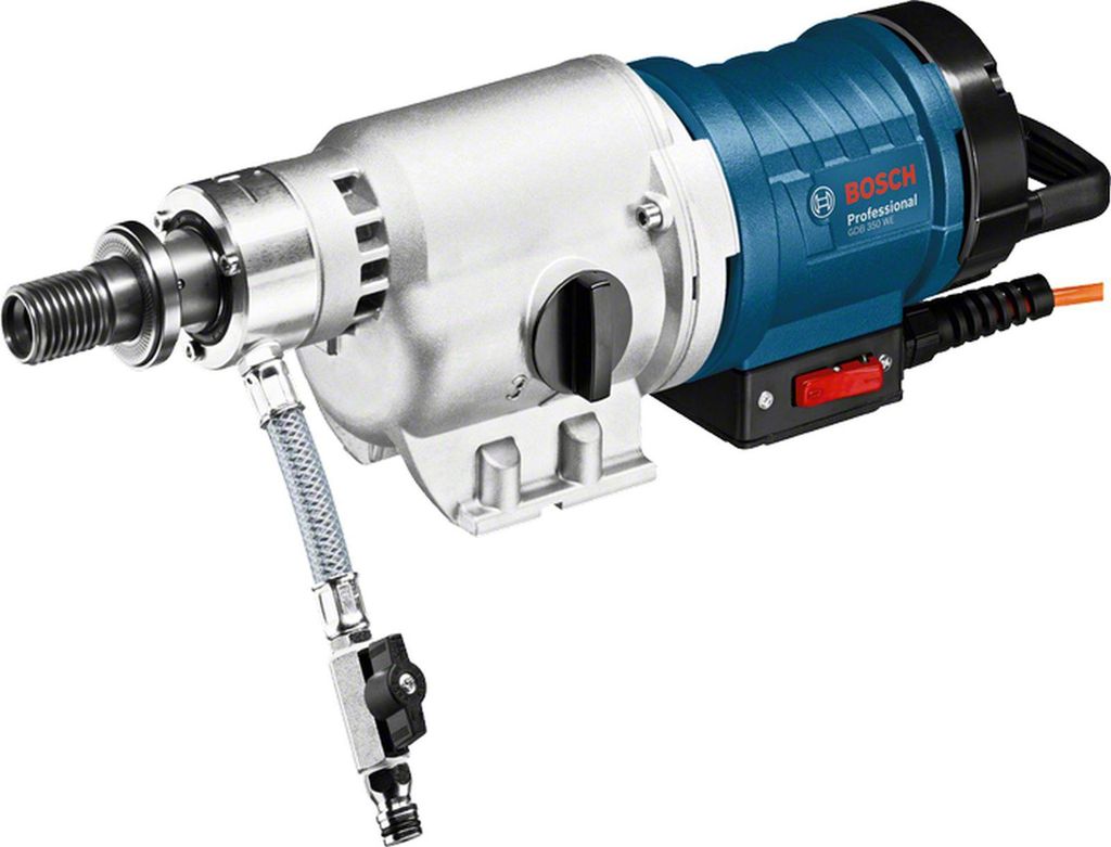 A Bosch diamond core drill is shown against a white background.