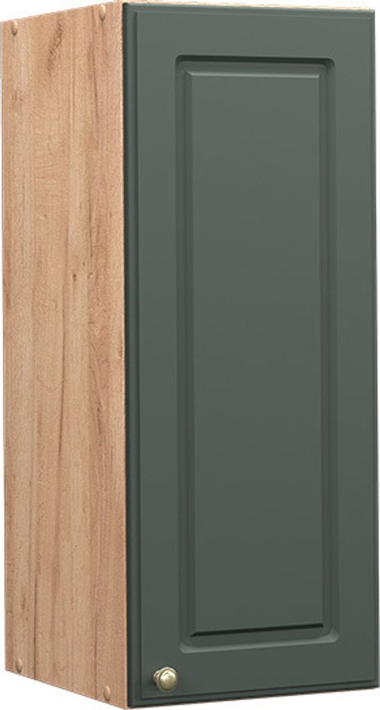 Hängeschrank Vicco Fame-Line Grün-Gold Landhaus 30 cm, Produktbild 