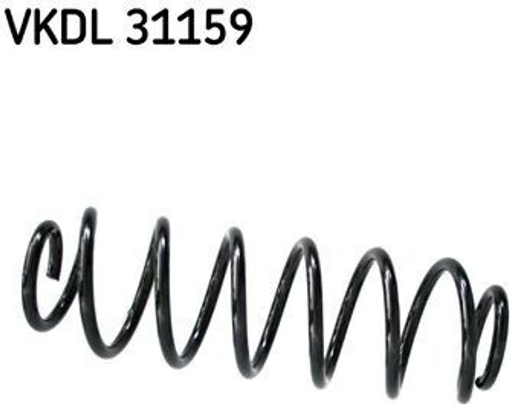 SKF VKDL 31159 Fahrwerksfeder OE 6Q0511115BE kompatibel mit Ibiza