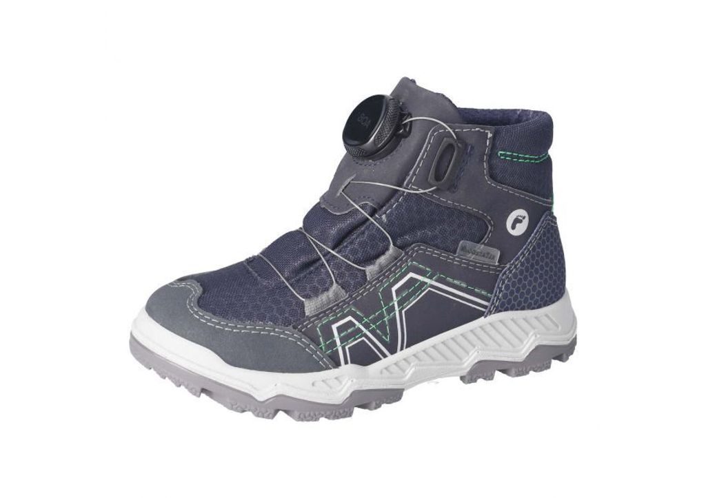 RICOSTA Boots HILL von PEPINO Sportlich unterwegs HighTech/Textil Schnürung Textilfutter Jungen see/ozean Blau Größe 35
