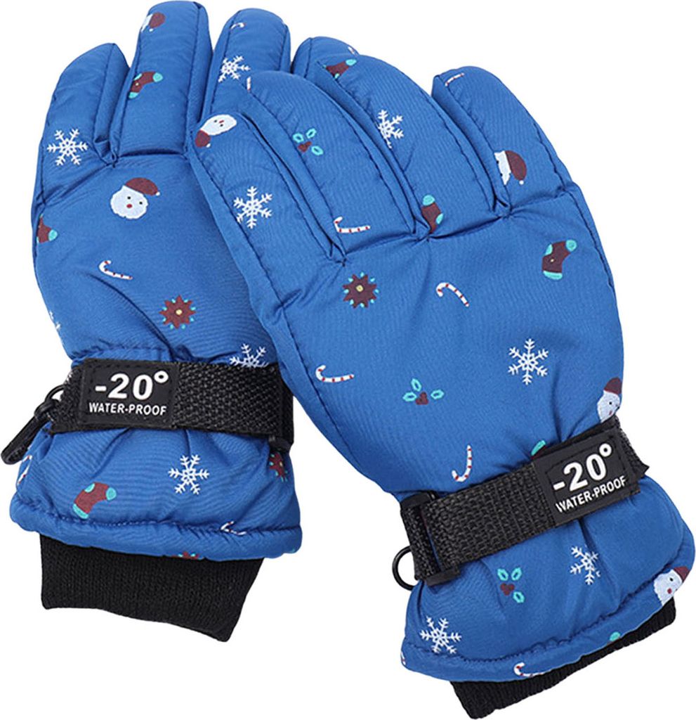 Winterhandschuhe für Kinder, warm, Thermo-Skihandschuhe, winddicht, Schneefäustling für kaltes Wetter, Snowboarden, Skifahren, Wandern, Radfahren