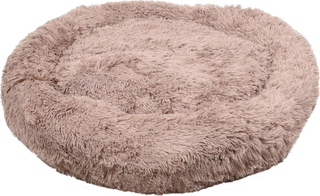 Flamingo Hundebett Krems rund hellbraun, Maße: 90 cm