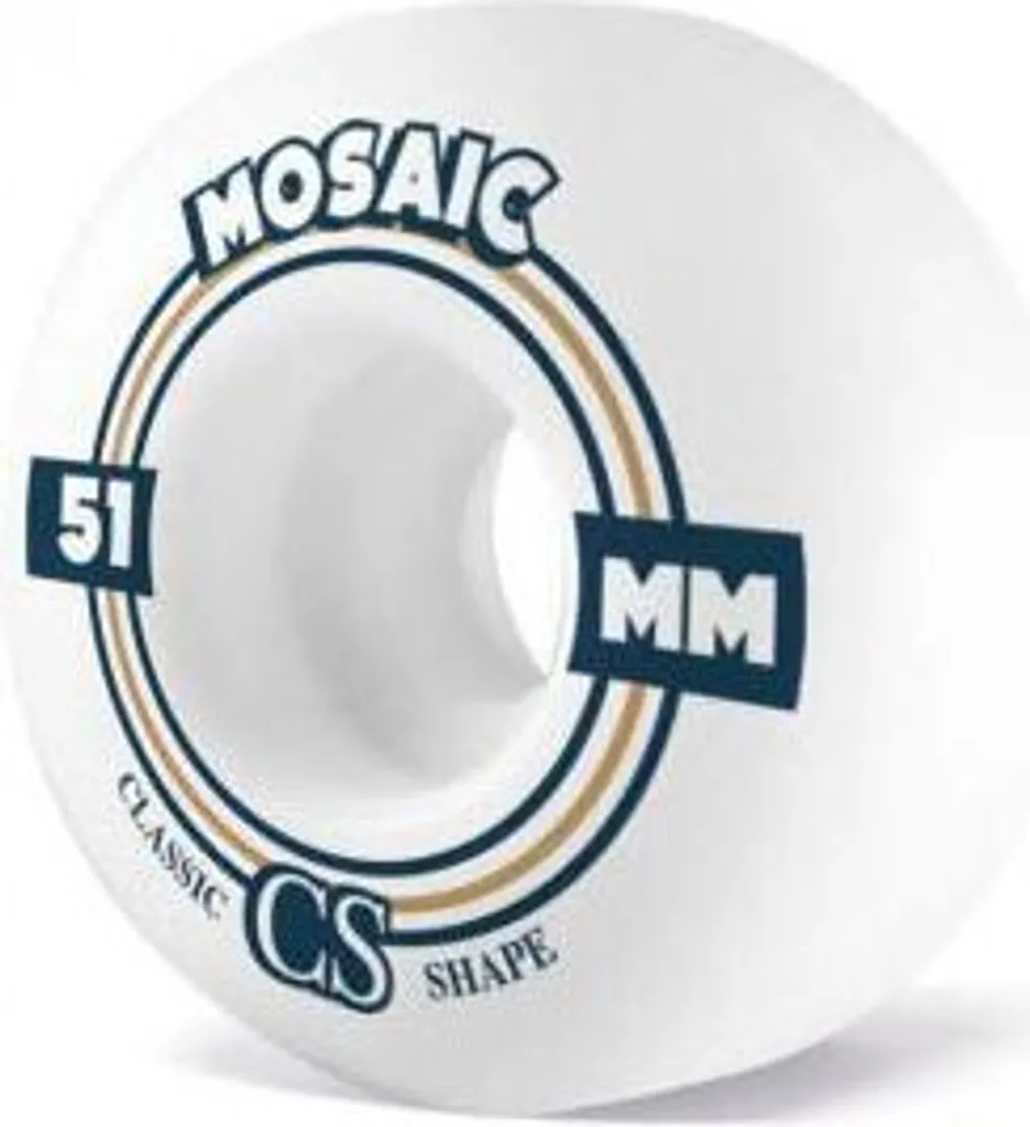 Roues de Skate Mosaic 51mm 101a pour Progresser en Street et en Slides