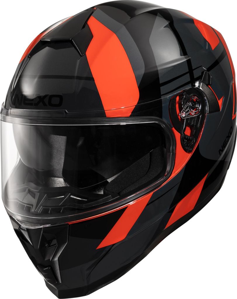 Nexo Integralhelm Comfort II: Thermoplast, Sonnenblende, ECE 22/06-