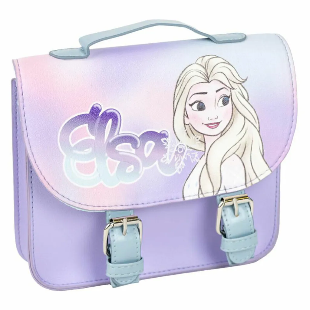 Sac Disney Frozen Umhängetasche avec Bandoulière Réglable - Motif Elsa