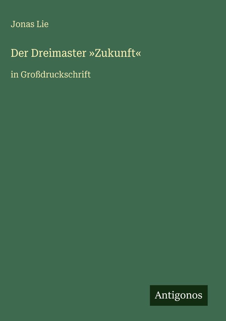 Der Dreimaster 'Zukunft'