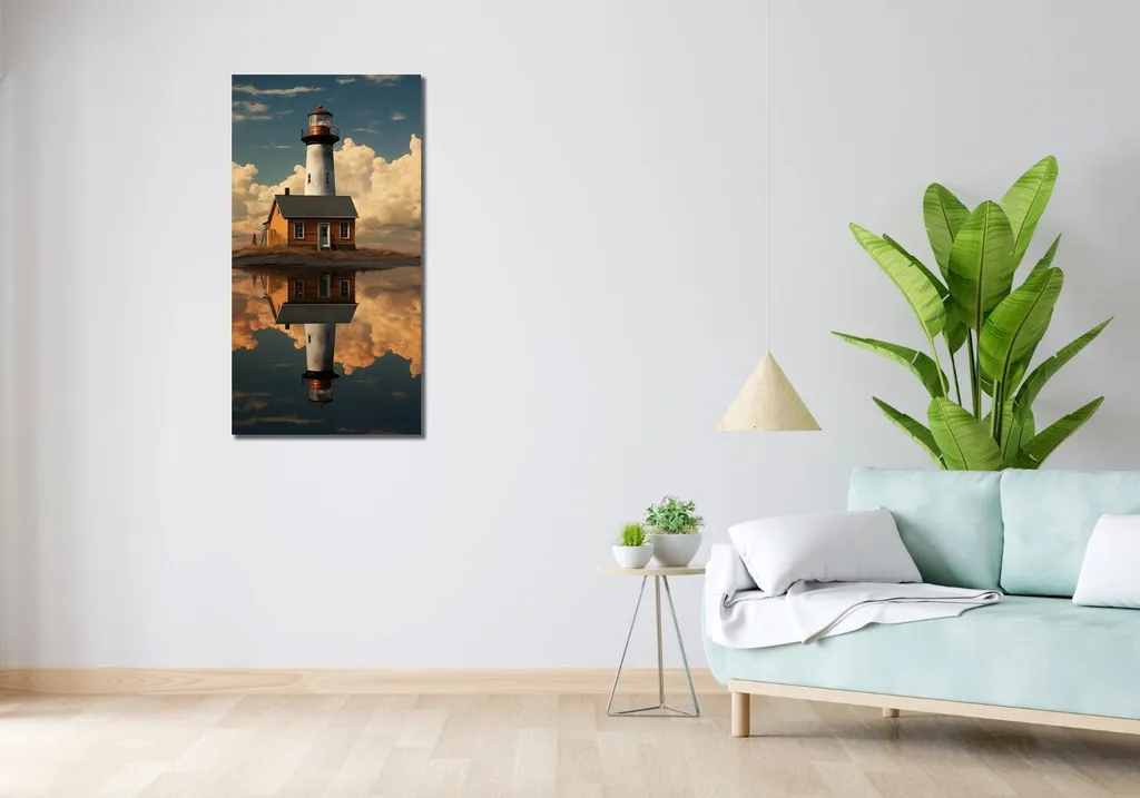 Quadro 50x100 cm Riflesso marino - 2