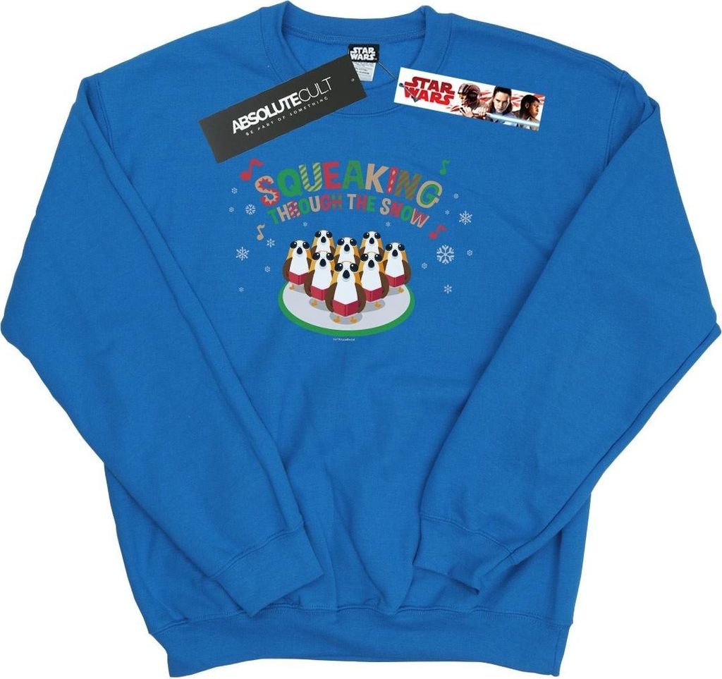 Star Wars - "The Last Jedi Squeaking Rolling Through The Snow" Sweatshirt für Herren BI46305 (S) (Königsblau)