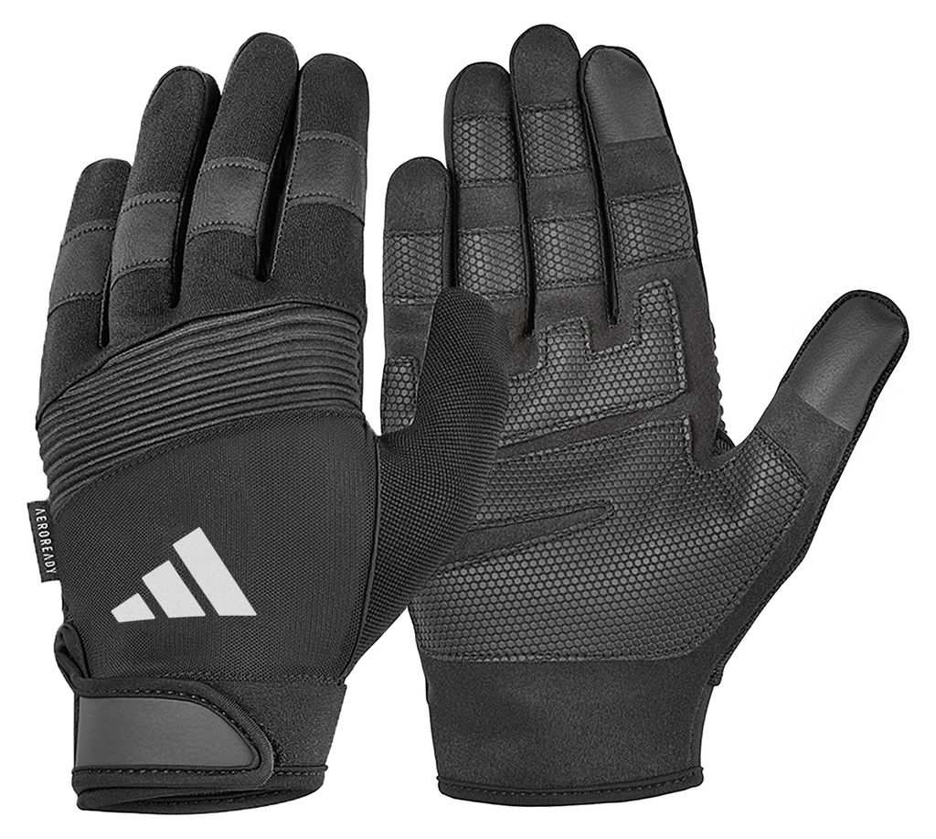 Adidas Full Finger Performance Gloves - Grey/L Produktbild 