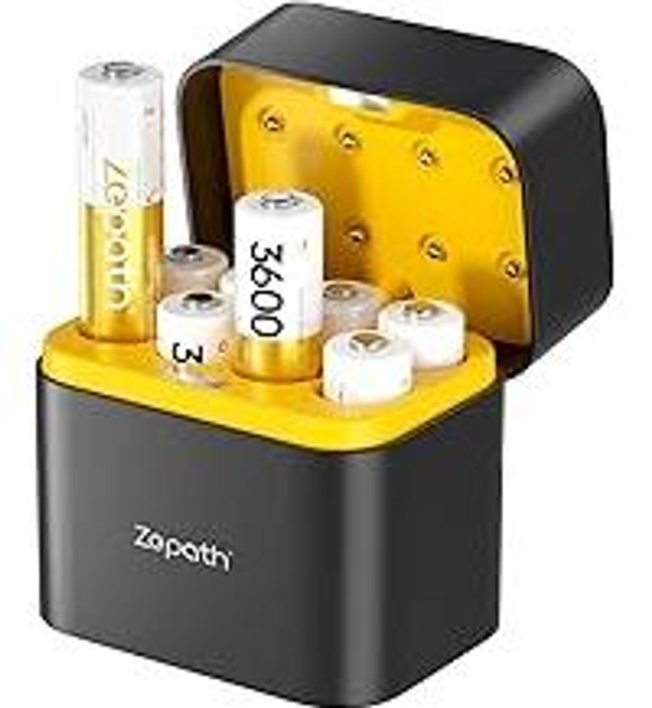 8xAA Wiederaufladbare Lithium Akkus mit Ladegerät, 3600mWh Hohe Kapazität 1.5V AA Batterien, Lang anhaltende wiederaufladbare AA Li-ion Batterie ...