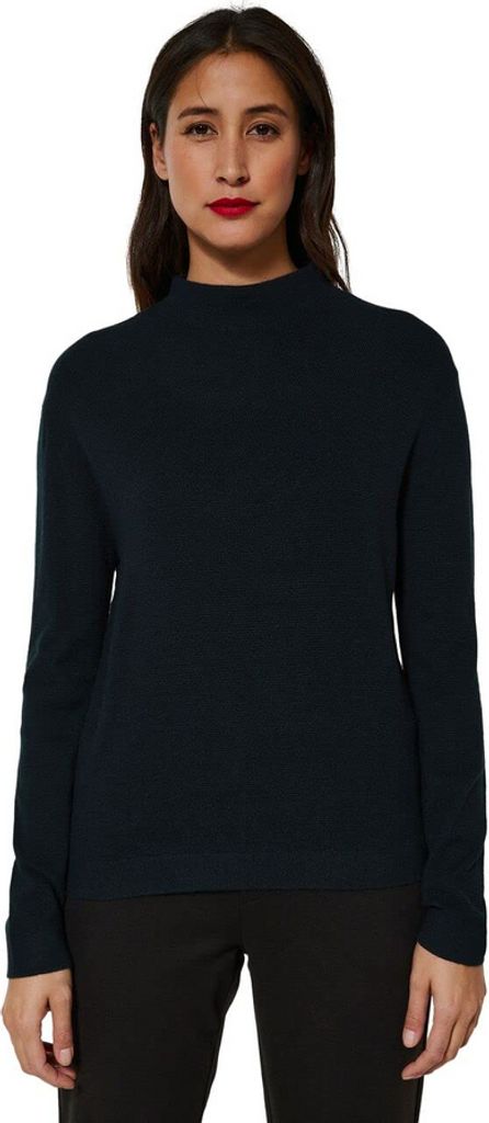 28305 Street One, , Damen Pullover, Strukturstrick, dark green, 40
