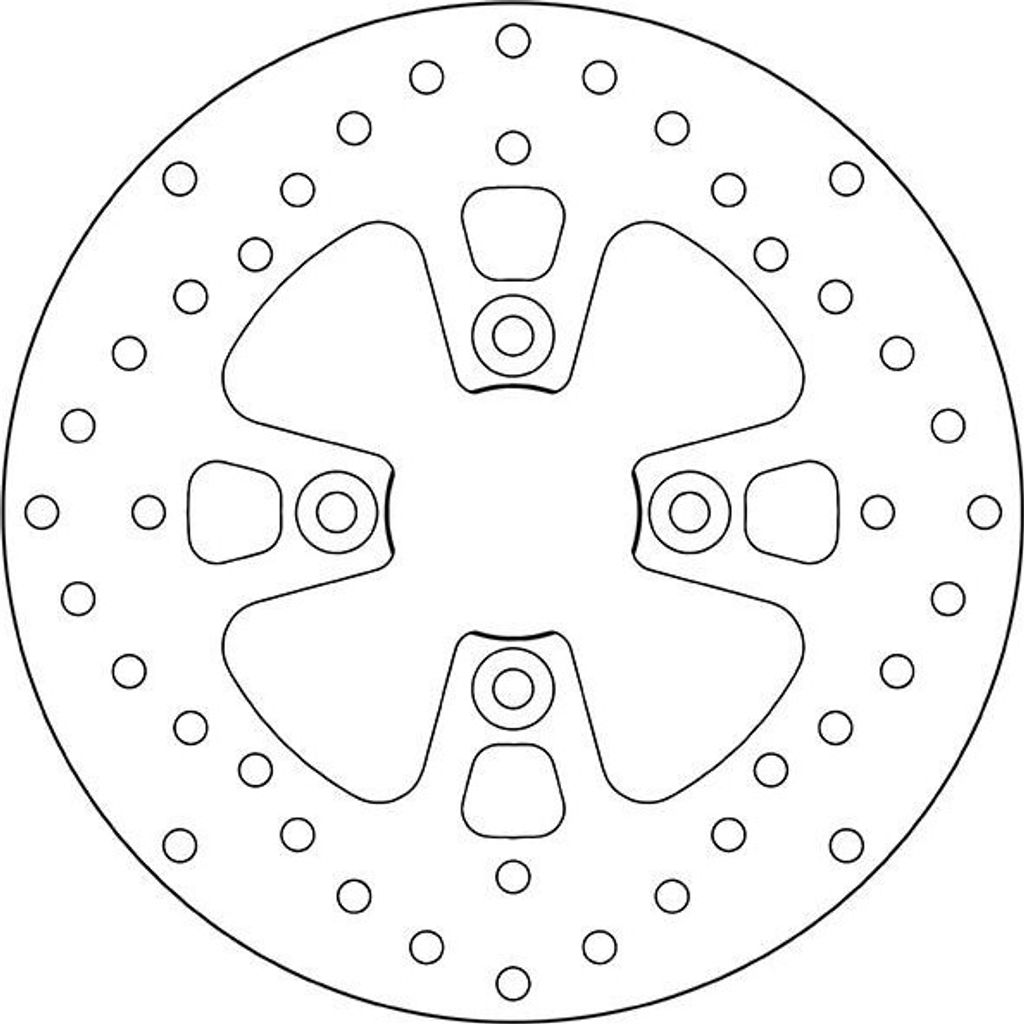 BREMBO Serie Oro Bremsscheibe für YAMAHA MOTORCYCLES TEOS Produktbild 