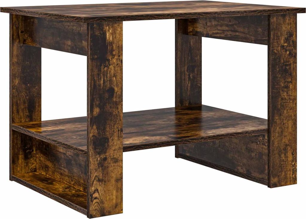 Couchtisch Geräucherte Eiche 72 x 50 x 50 cm Holzwerkstoff