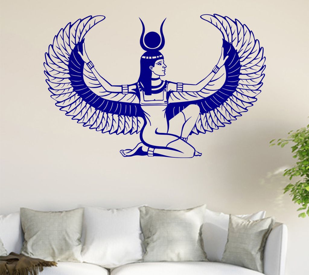 Isis Wandtattoo in 6 Größen - Wandaufkleber Wall Sticker - Dekoration, Küche, Wohnzimmer, Schlafzimmer, Badezimmer