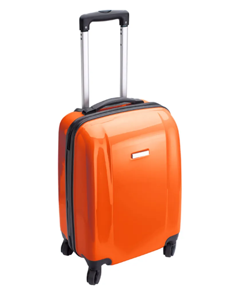 Trolley Avventura Arancione 53cm - Valigia da Cabina Robusta e Leggera