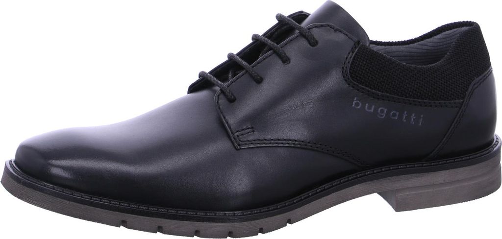 Bugatti elegante Schnürer Schwarz