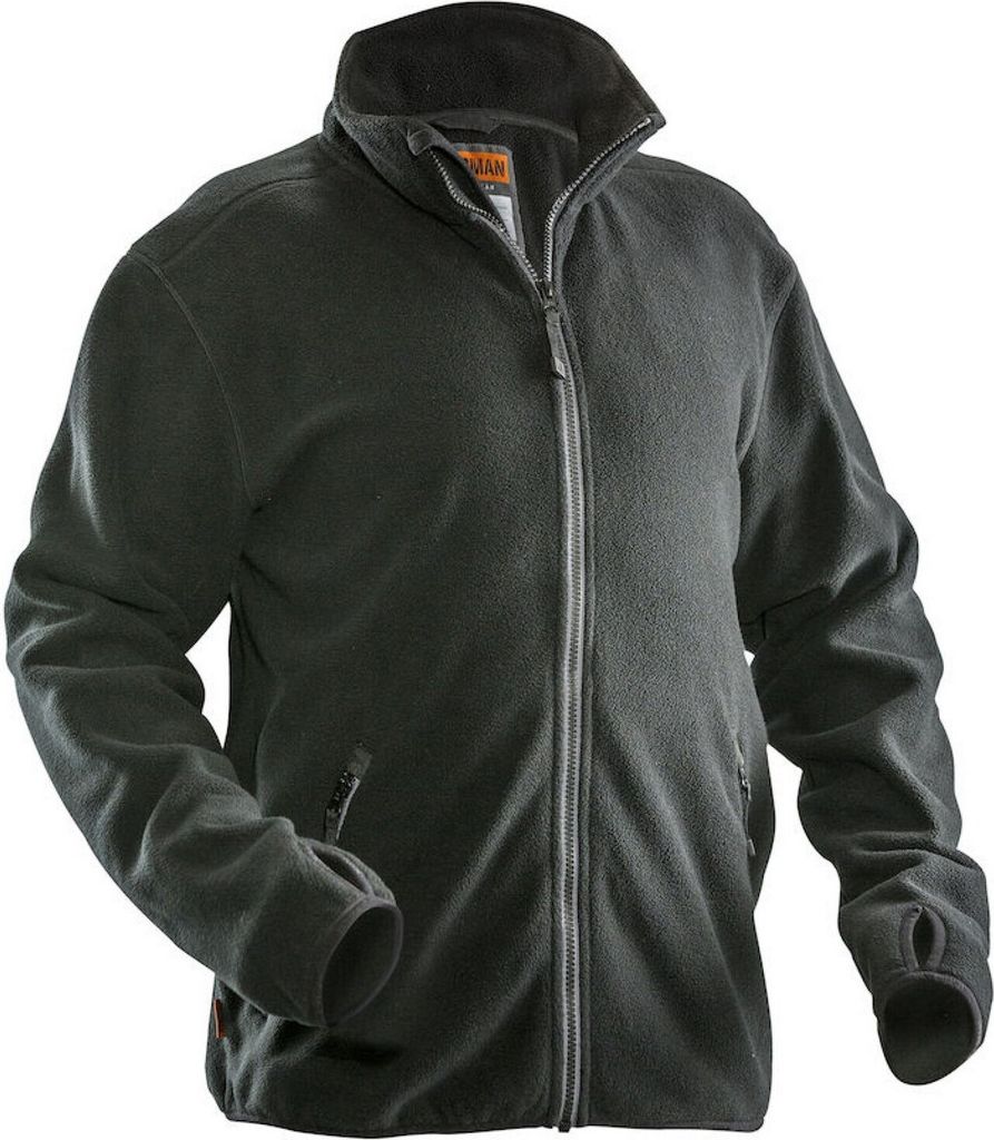 Jobman - Fleecejacke für Herren BC5136 (XXL) (Schwarz)