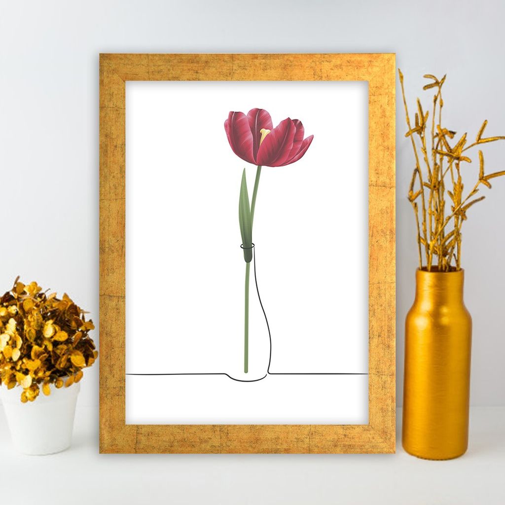 Wallity, AC11012134161- HRL3402, Bunt, Leinwandbilder, 24 x 29 cm, Gemälde: 100% MDF