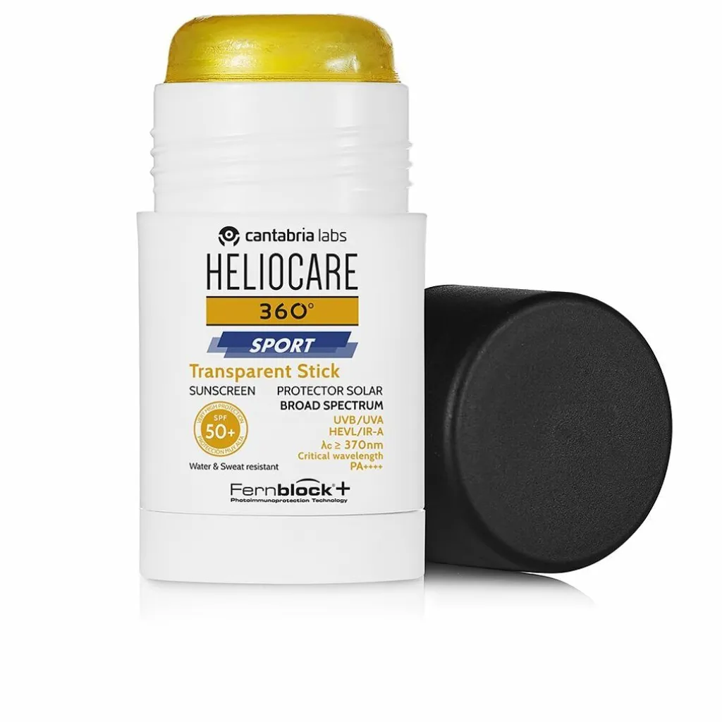 Heliocare 360° Sport Stick Solaire Invisible SPF 50+ Résistant Sueur