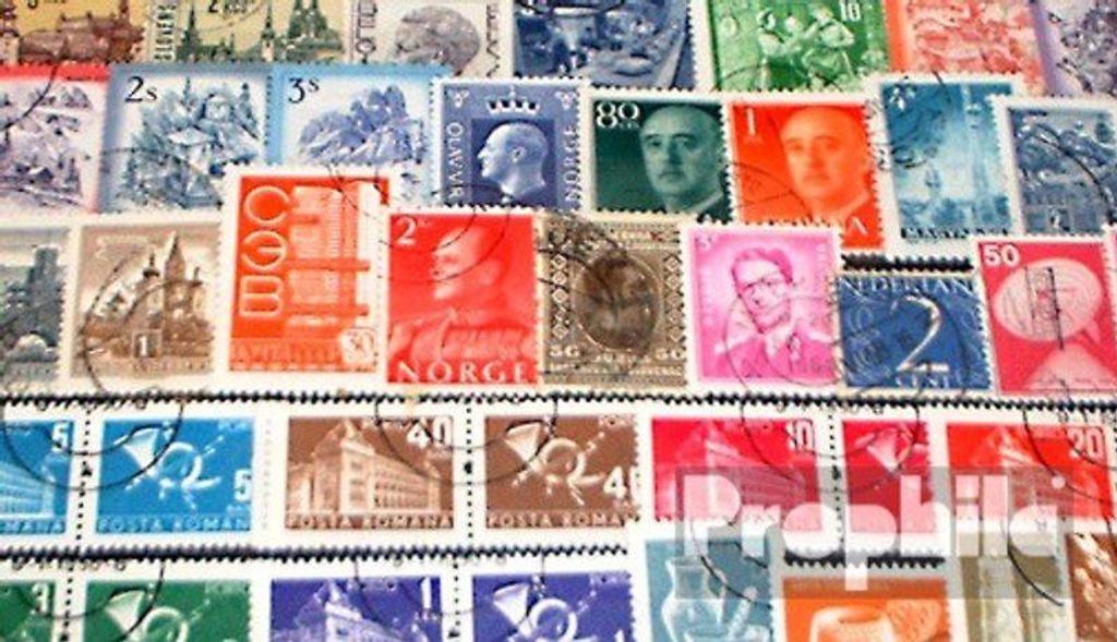 Briefmarken Europa 100 verschiedene Marken Produktbild 