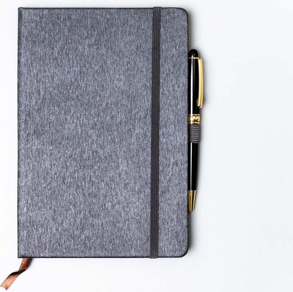 Peterson Notizbuch mit Stift Prusin grau One size