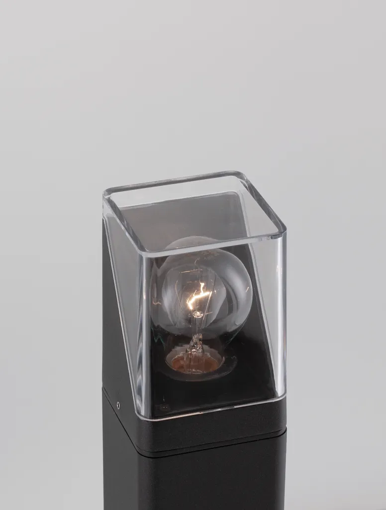 Nova Luce SELENA Lampe d'allée Design Moderne en Aluminium Gris Anthracite
