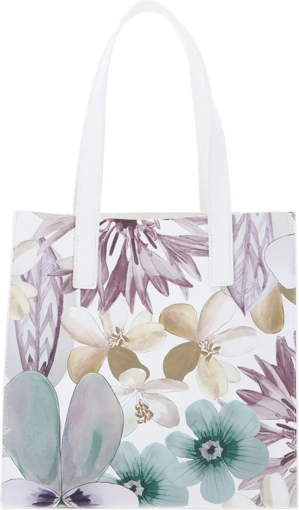 Sac à main Ted Baker cabas blanc imprimé fleurs à deux anses