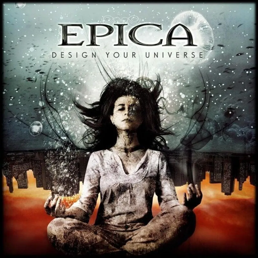 Disque Vinyle Epica Design Your Universe Couleur Orange LP de Collection