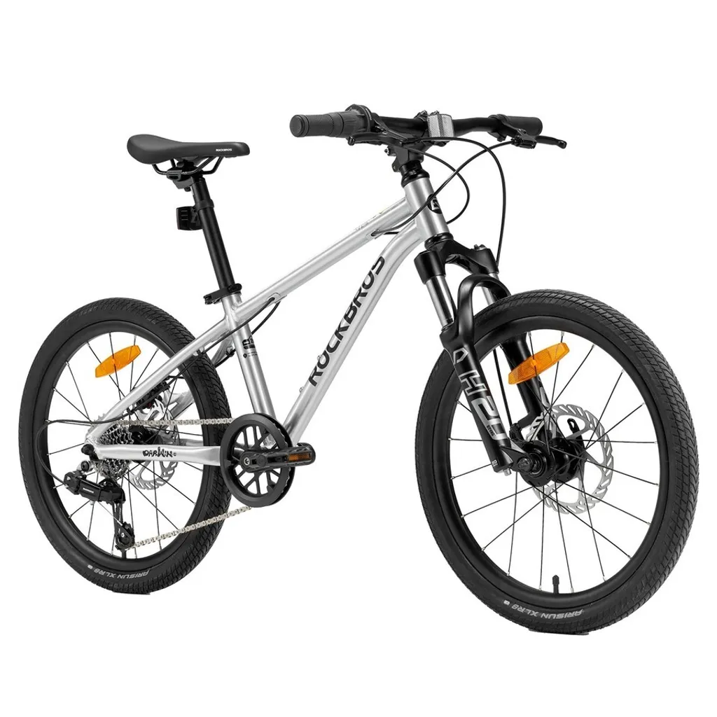 ROCKBROS Darwin VTT 20 Pouces Vélo Enfant 7 Vitesses Shimano Bleu