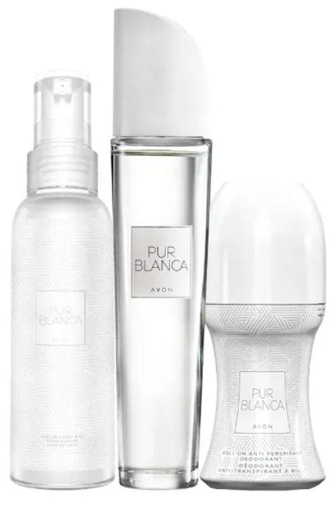 Avon zestaw Pur Blanca Perfumy + Kulka + Mgiełka Zdjęcie produktu 